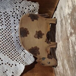 Vintage Wooden Cow
